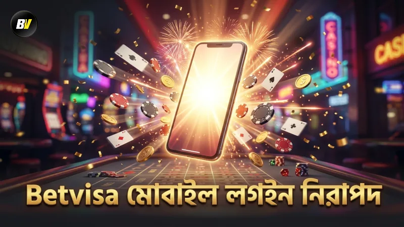 Betvisa লগইন মোবাইল ব্রাউজার থেকে নিরাপদ প্রবেশের দৃশ্য