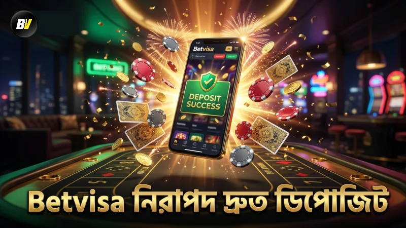 Betvisa ডিপোজিট দ্রুত ও নিরাপদ লেনদেন নিশ্চিত করে