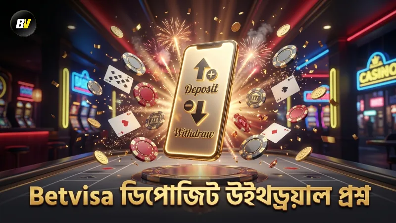 ডিপোজিট ও উইথড্রয়াল নিয়ে Betvisa এর সবচেয়ে সাধারণ ১০টি প্রশ্ন।