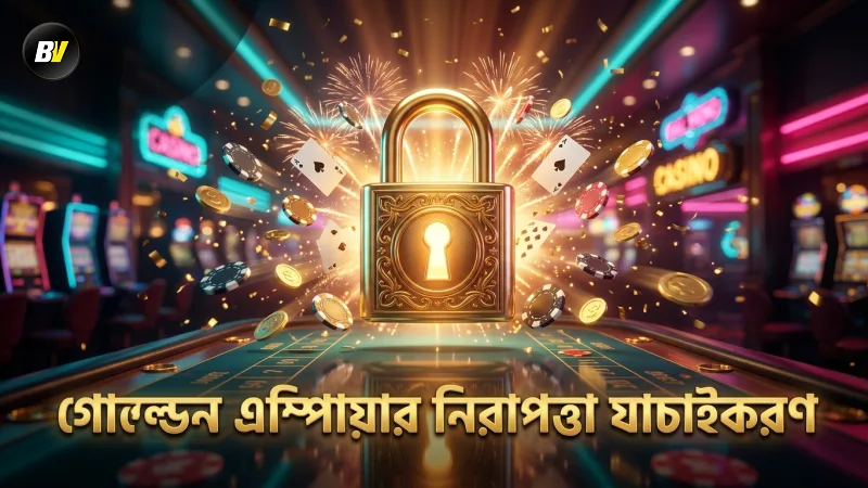 গোল্ডেন এম্পায়ার গেমে যাচাইকরণ ও নিরাপত্তা নিশ্চিত করে।