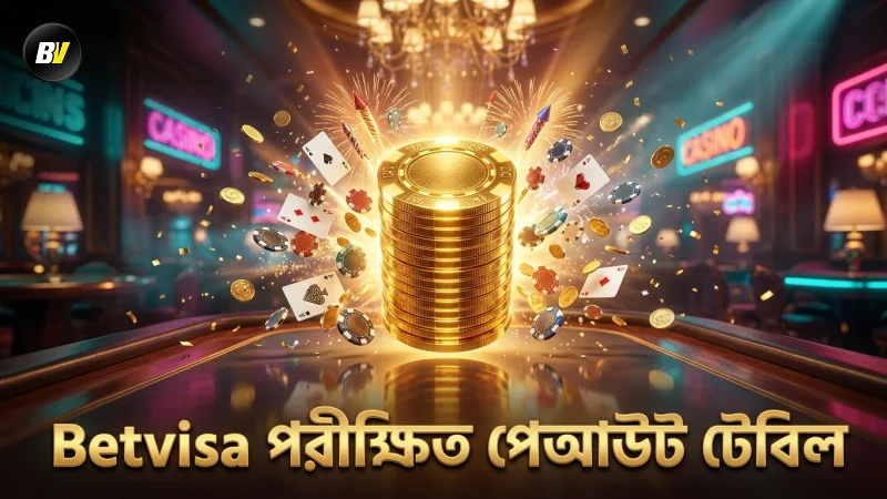 Betvisa এর পরীক্ষিত পেআউট টেবিল গেমের বিশ্বাসযোগ্যতা বাড়ায়।