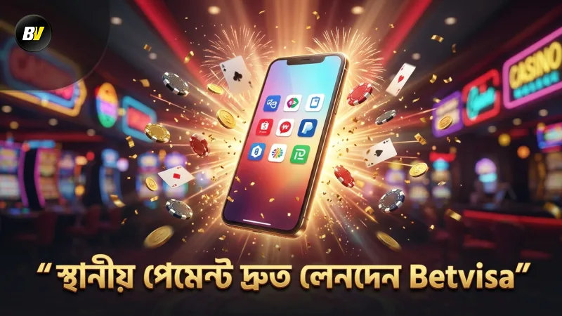 স্থানীয় পেমেন্ট অপশনগুলো বাজি ধরার সময় দ্রুত লেনদেন নিশ্চিত করে
