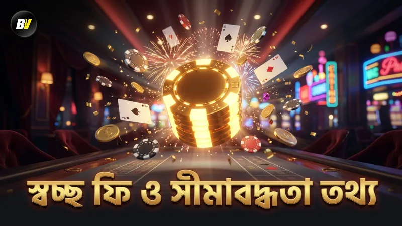 আর্থিক ফি ও সীমাবদ্ধতা সম্পর্কে স্বচ্ছতা।