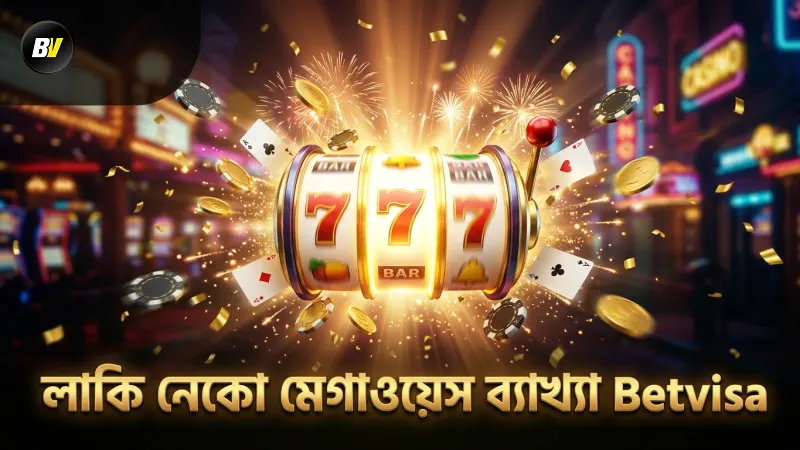 মেগাওয়েস সিস্টেমে লাকি নেকোর কার্যকারিতা ও সীমাবদ্ধতা ব্যাখ্যা করে।