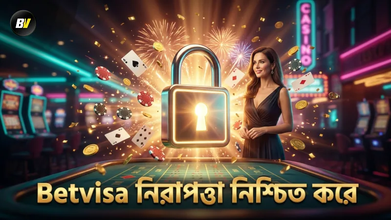Betvisa নিরাপত্তা ব্যবস্থা লেনদেনের বিশ্বাসযোগ্যতা বাড়ায়।